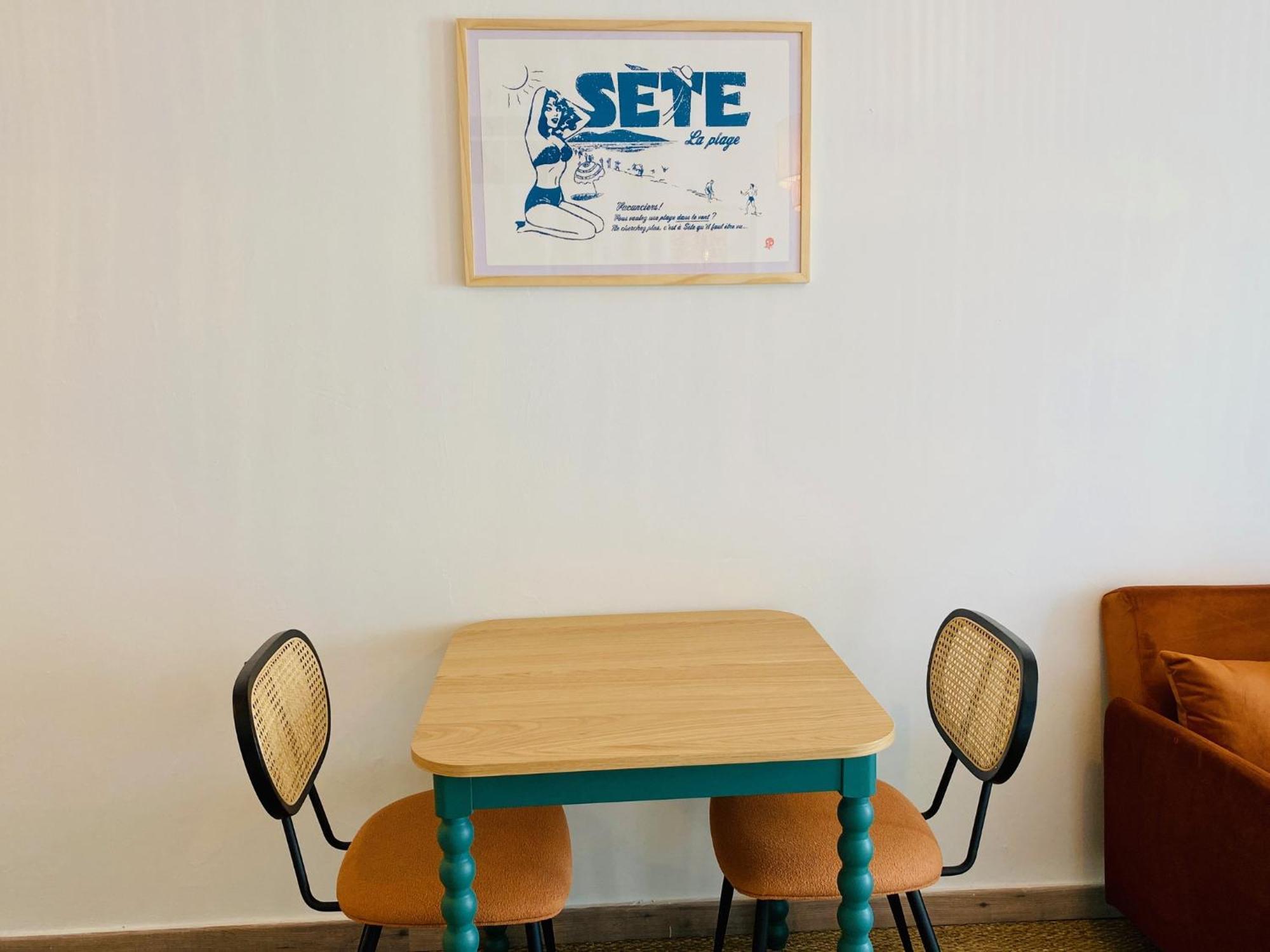 세테 Superbe T2 Cote Gare Parking Clim Wifi Terrasse ! 아파트 외부 사진